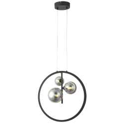 Omaha Lampa wisząca czarna LED+G9 20W 4000K 1600lm 339503-30 REALITY